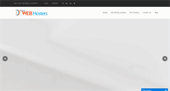Desktop Screenshot of dwebhosters.com